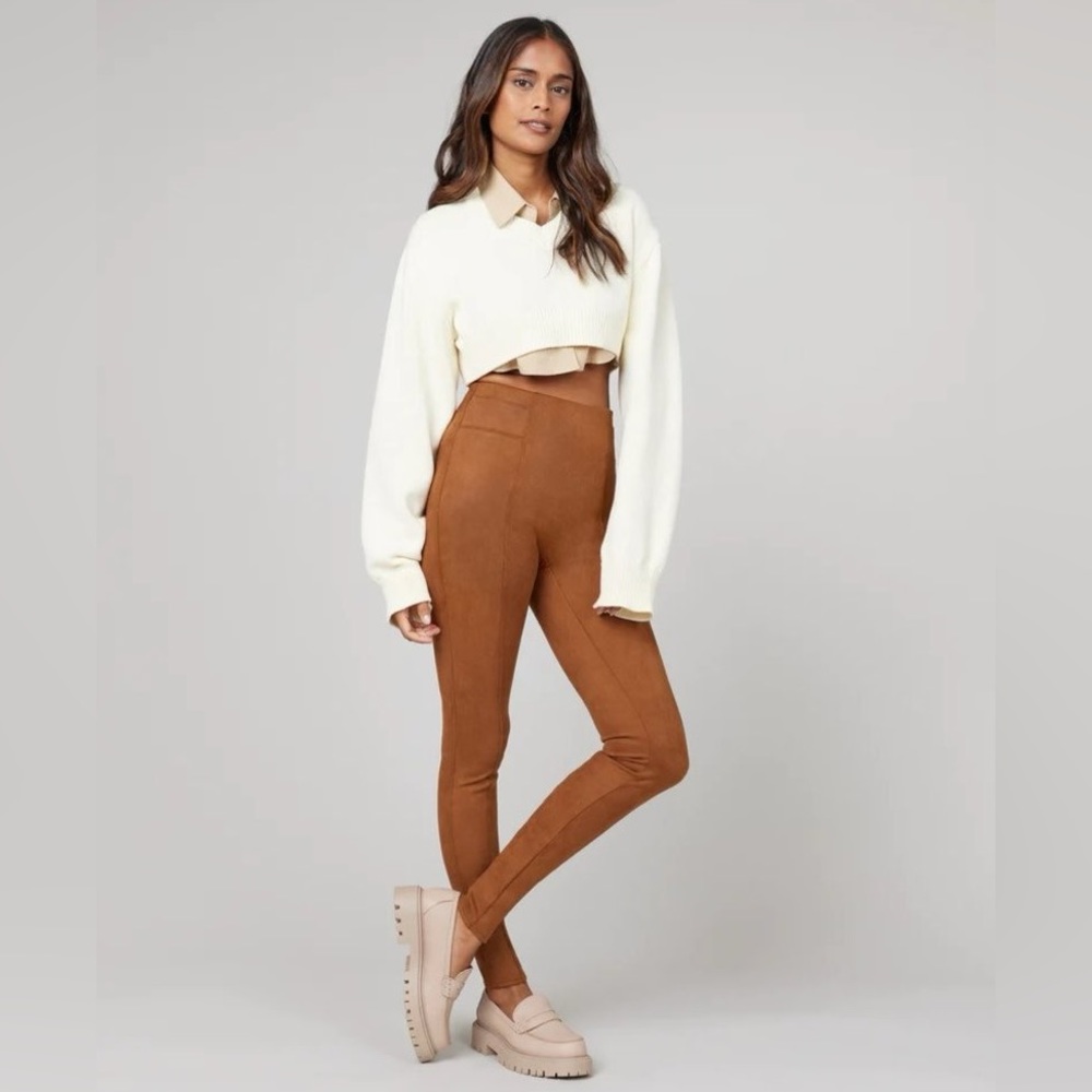 Spanx Faux Suede Leggings